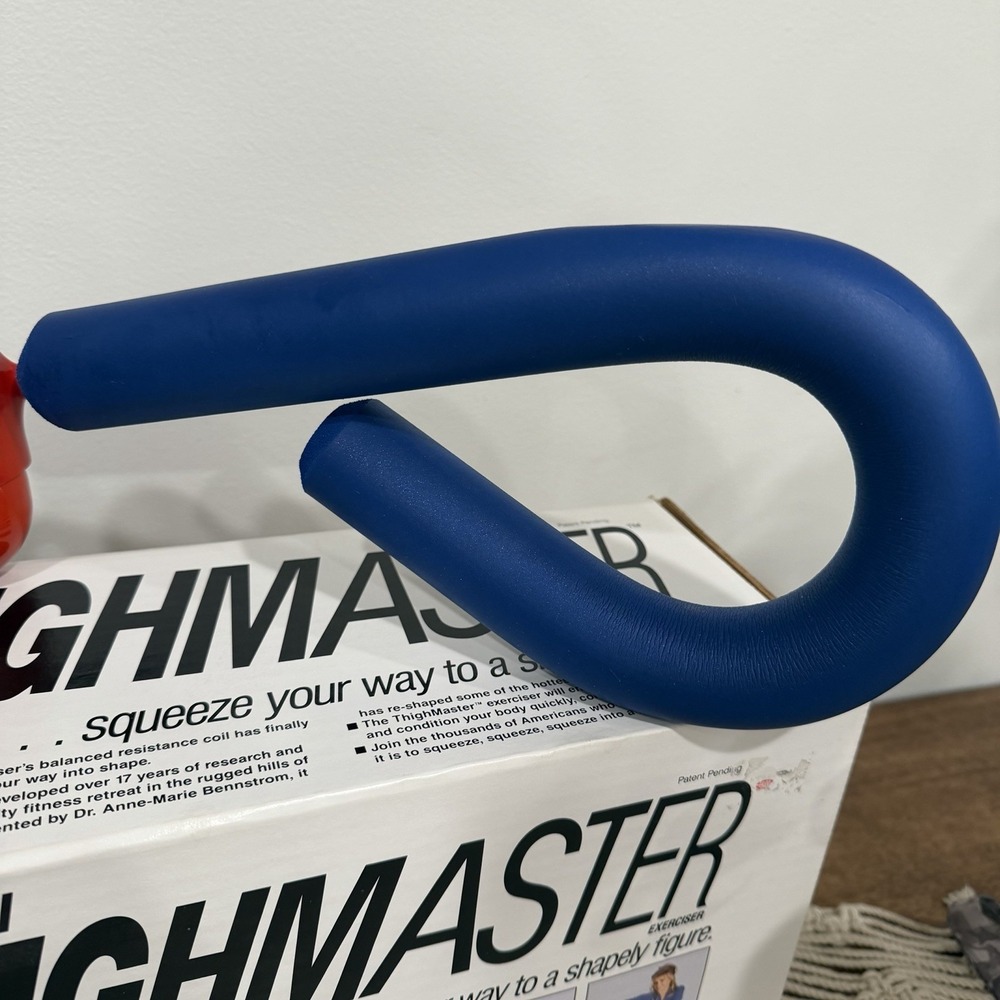 VTG 1991 The Original Thigh Master Leg Arm Exerciser Suzanne Somers Original Box - Picture 5 of 8